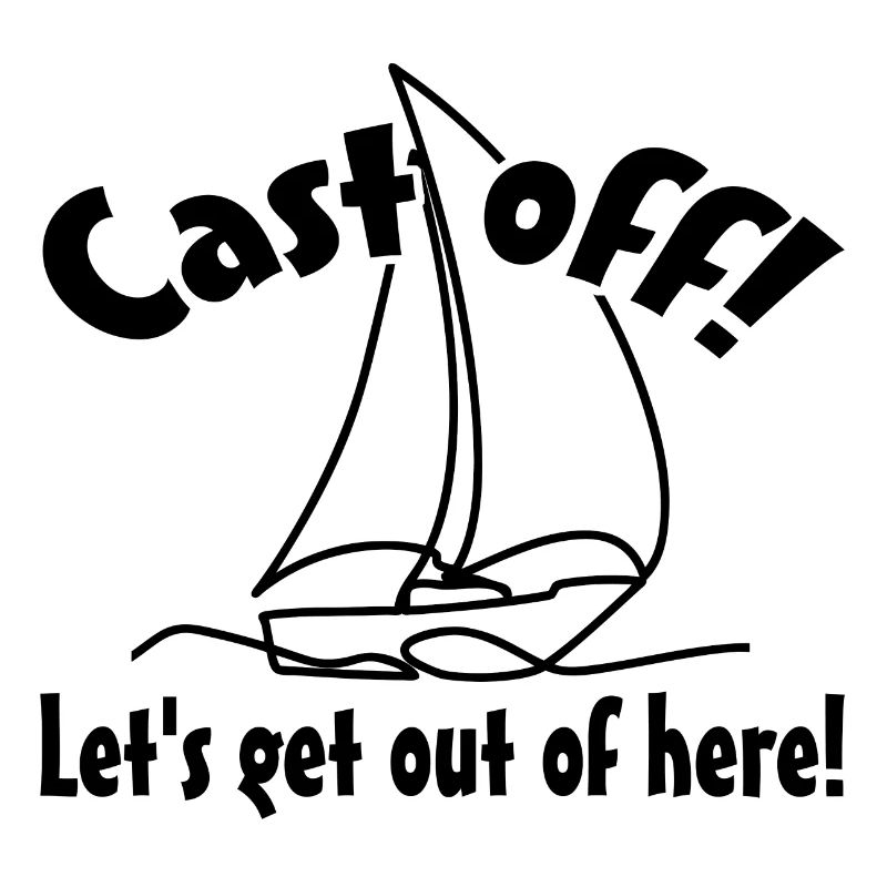 Let's take off - cast off!