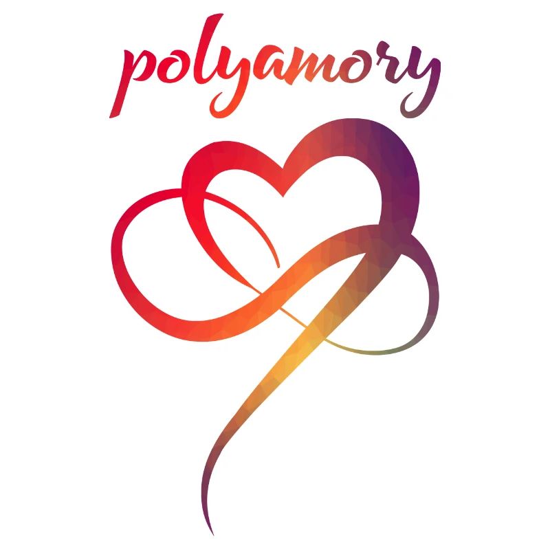 Polyamorie Herz - Polyamory Infinity Heart