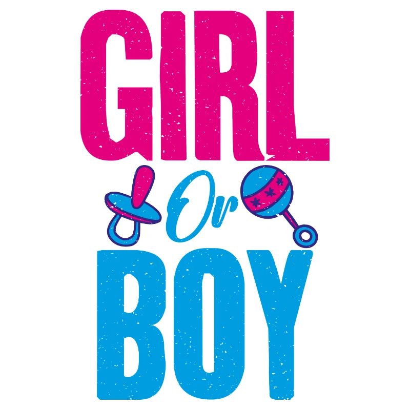 Mädchen oder Junge Gender Reveal Party