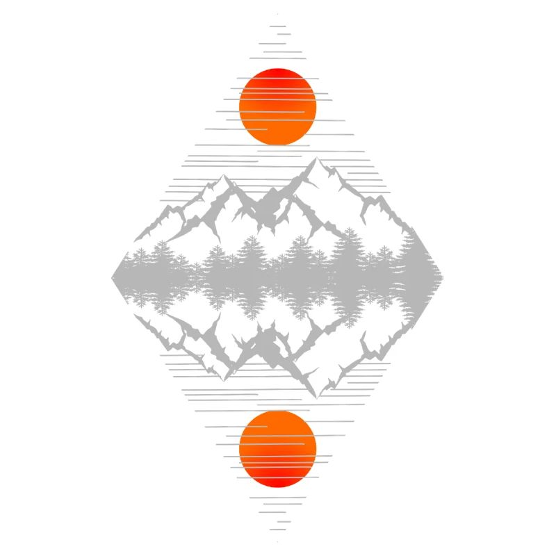 Mountains Mirror Image