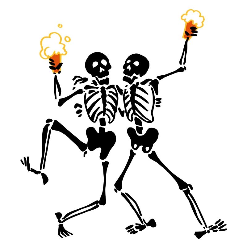 Skeletons doing java