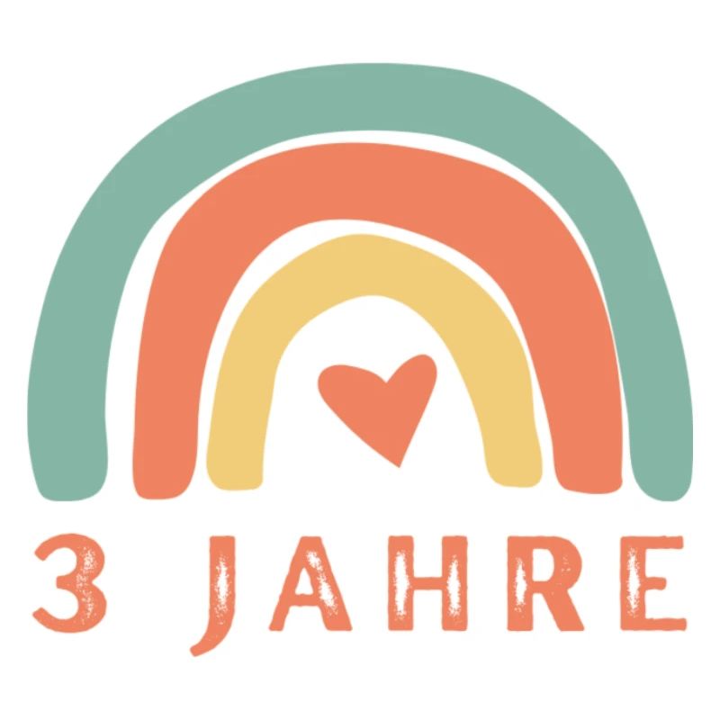 3. Geburtstag Boho Regenbogen Geschenk