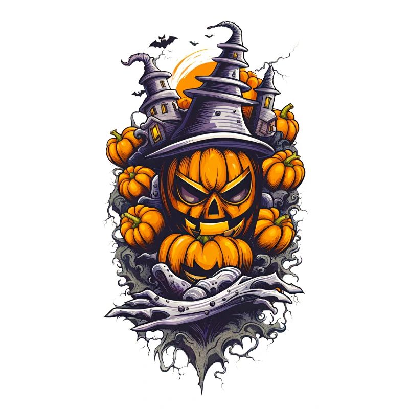 Halloween Villa Kürbiskopf