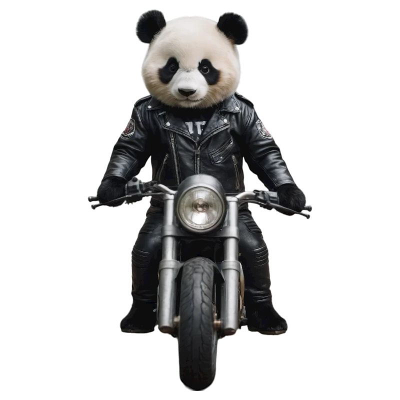 Biker Panda
