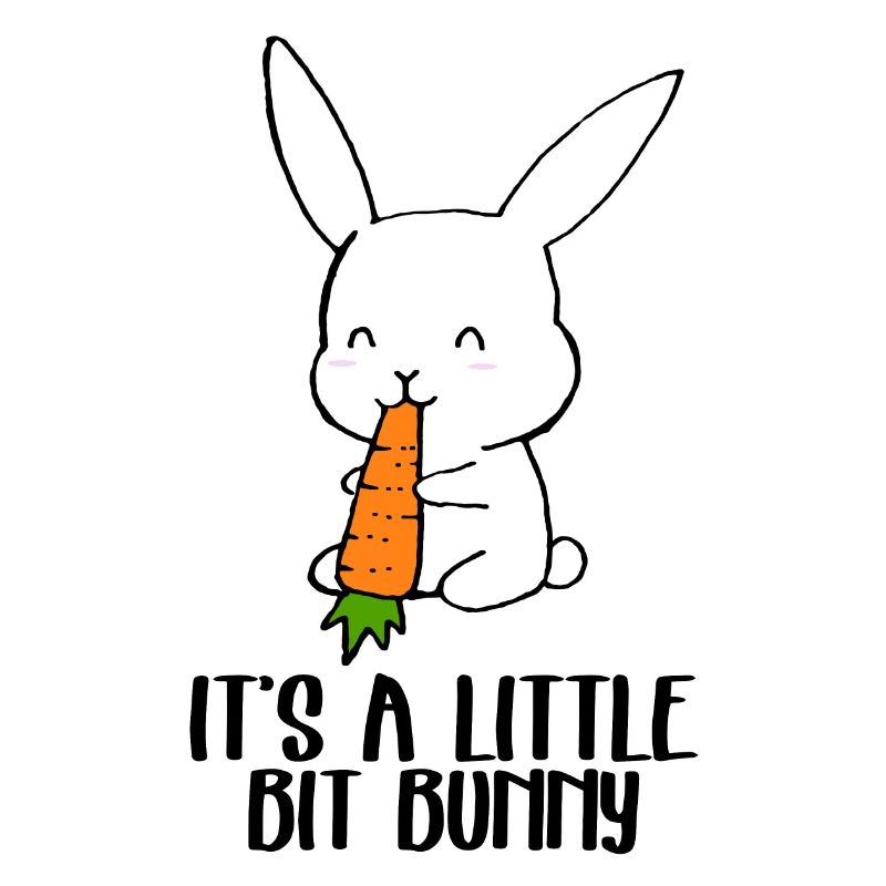 Lapin mignon mangeant un calot de carotte