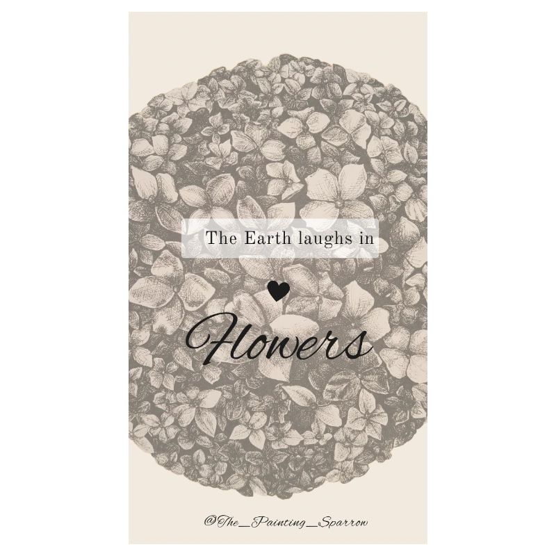 « La Terre rit dans les fleurs »