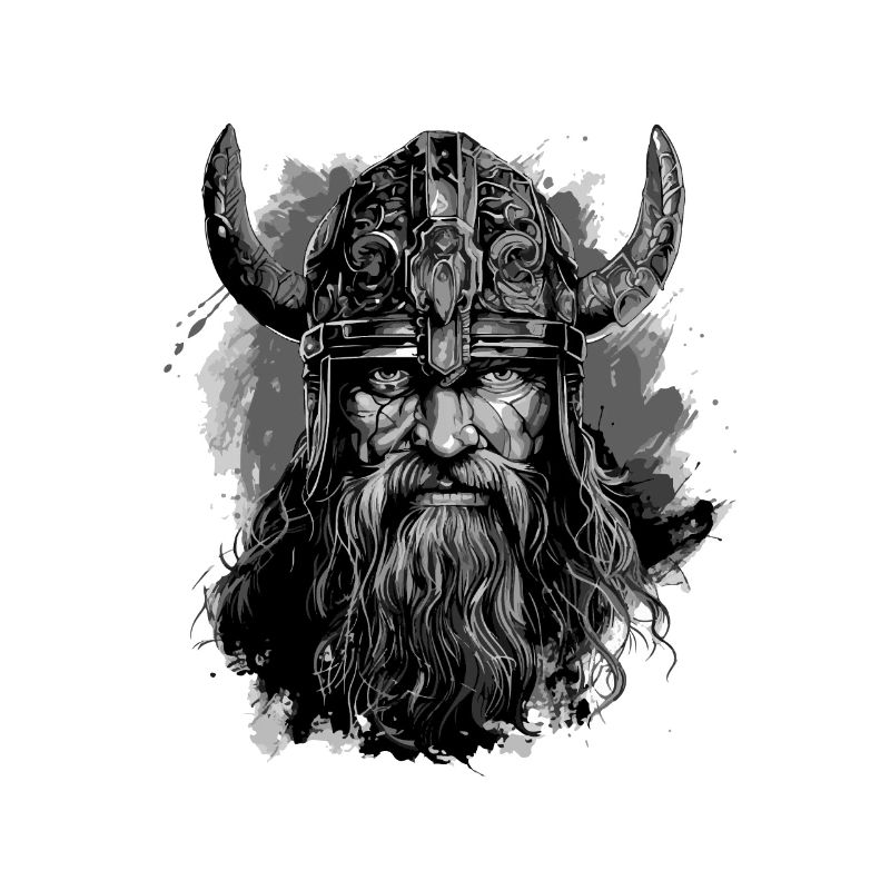 Viking Head Valhalla Warrior