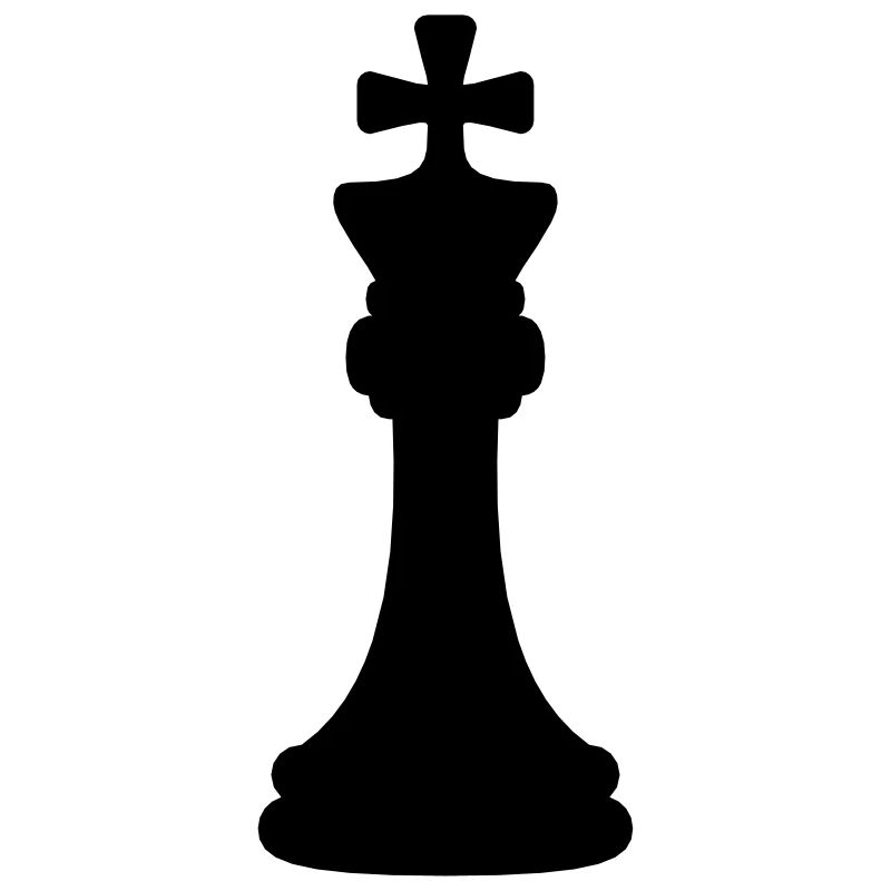Les échecs noirs roi