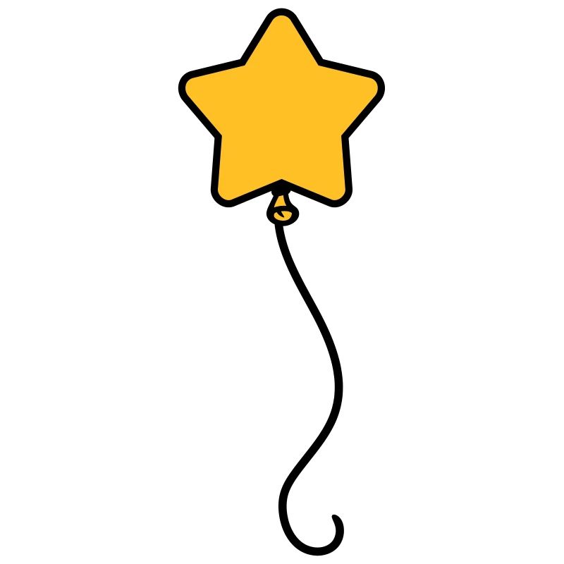 Flying star Balloon