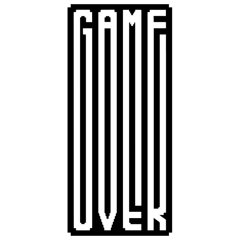 GAME OVER - BIG MONOGRAM