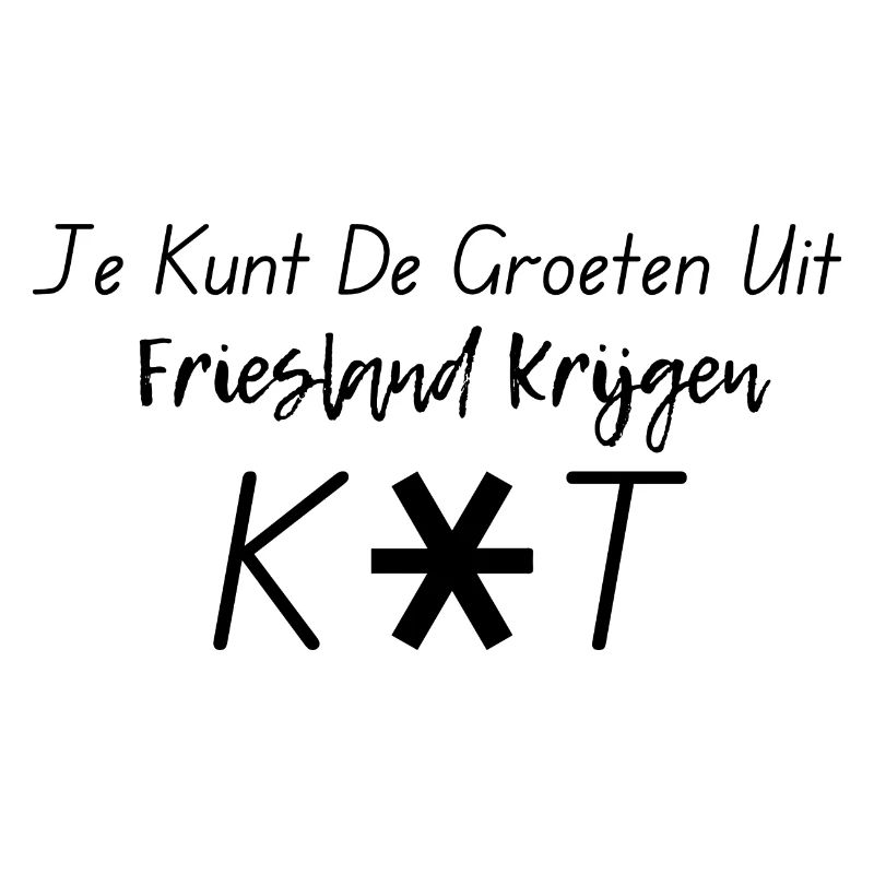 Greetings from Fryslân, nice saying, gift idea