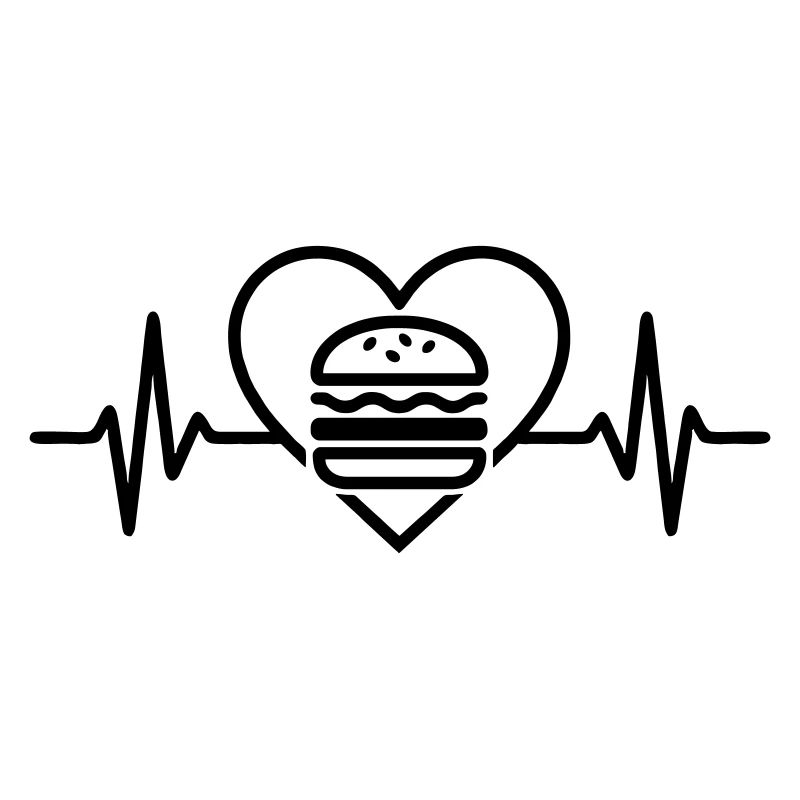 Hamburger Burger Herz