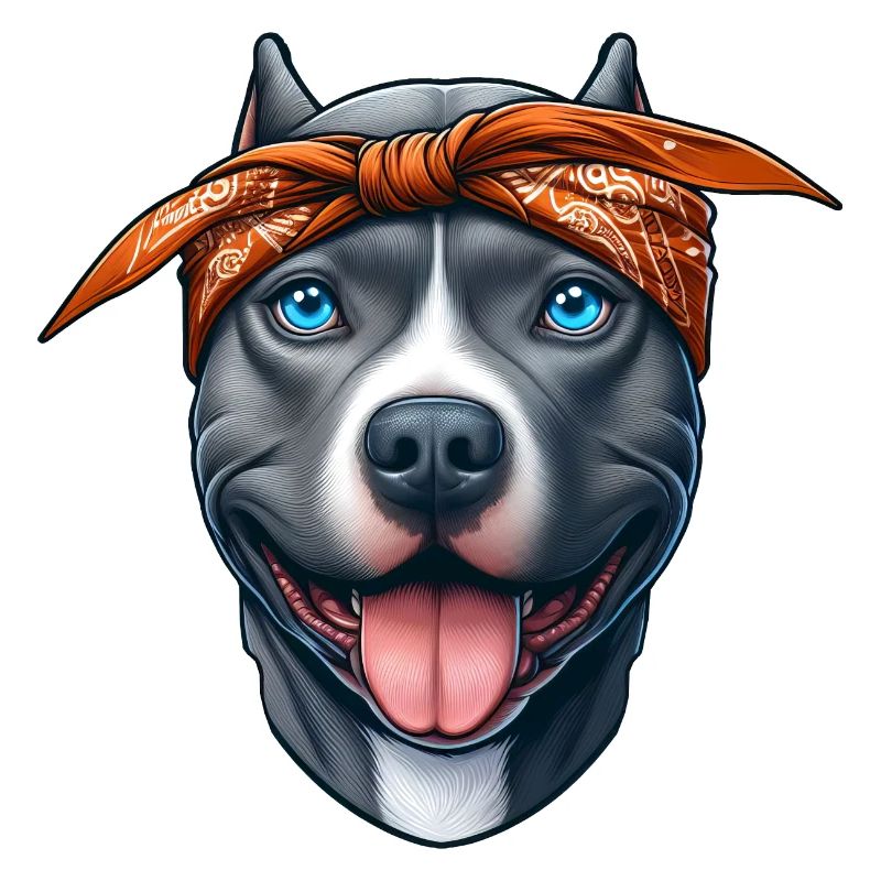 Pitbull chiot dessin animé