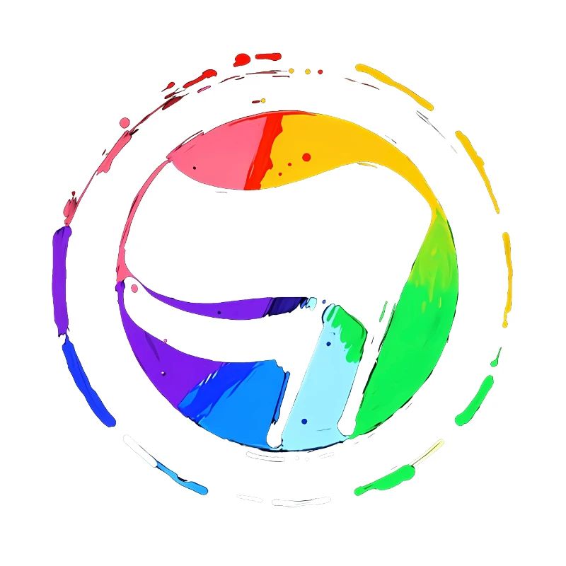 Drapeau antifa arc-en-ciel