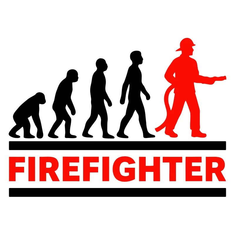 Evolution Feuerwehrmann Held Cooles Geschenk