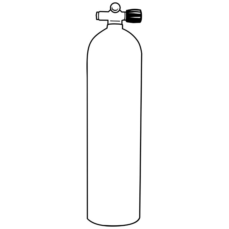 Bouteille de plongée INT Outline par Scuba.Style