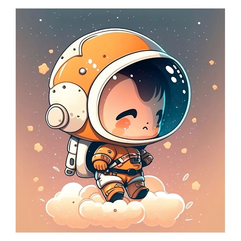 Cute Chibi Astronaut
