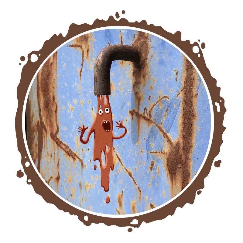 Slime monster with a rusty edge