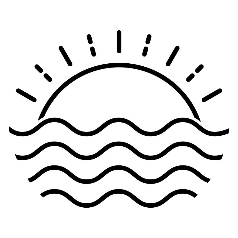 Été Coucher de soleil mer