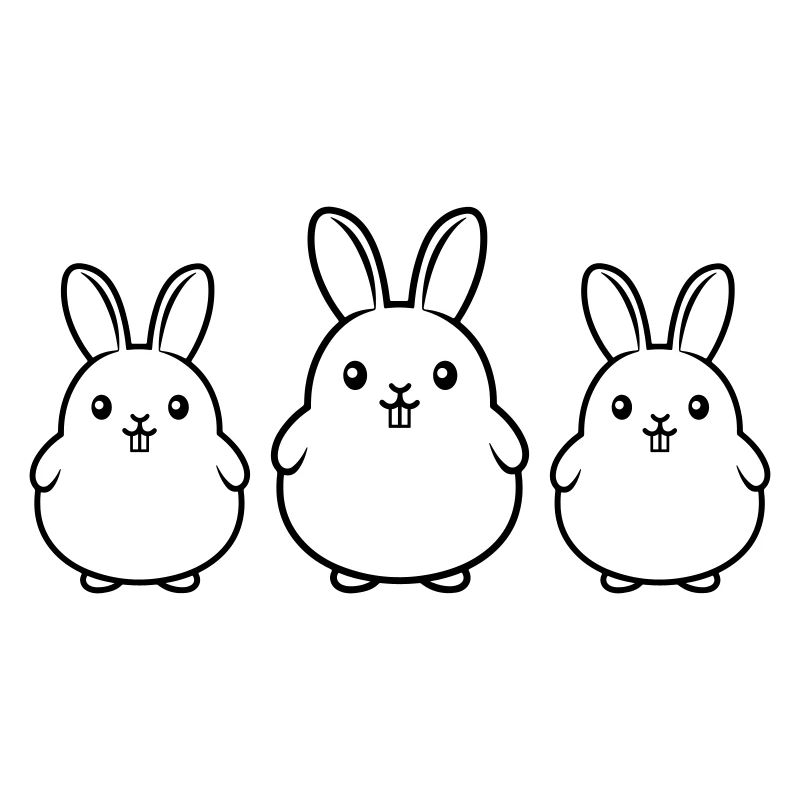 Bunnies Team Easter Funny