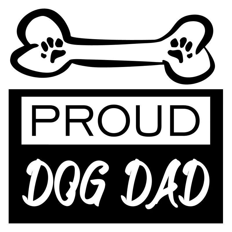 Stolzer Hunde Vater