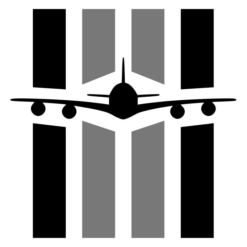 ★ Couleurs de conception modifiables ★ Avion devant 4 bandes