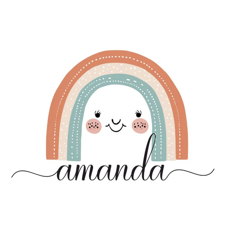 Amanda! Rainbow, customisable