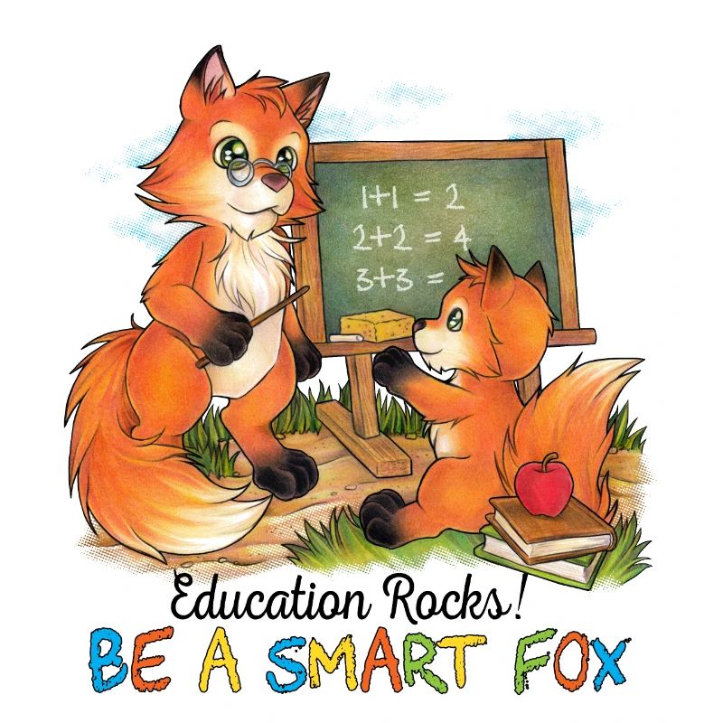 Les rocks de l’éducation ! Be a smart Fox - Idée cadeau