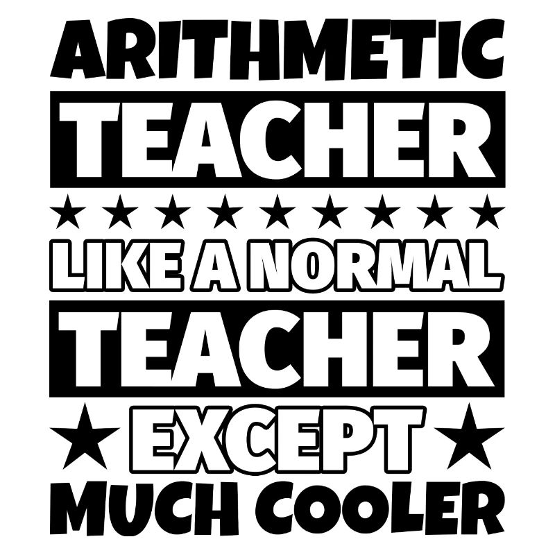Arithmetic Teacher Gift