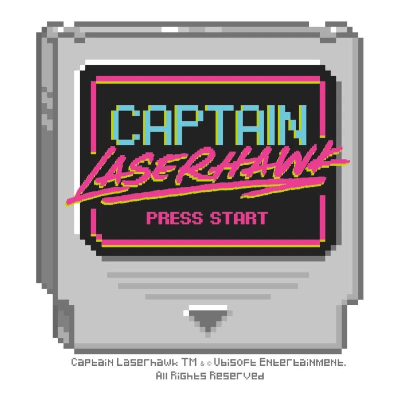 Captain Laserhawk Conception De Cartes De Jeu