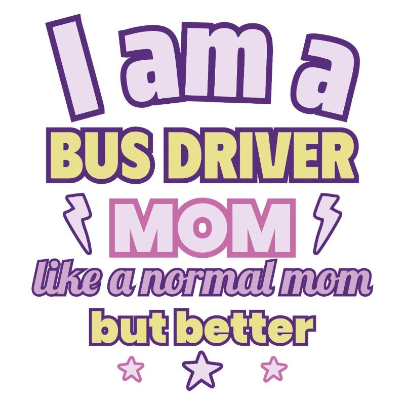 Busfahrerin-Mama, Muttertag Geschenk, Verkehr