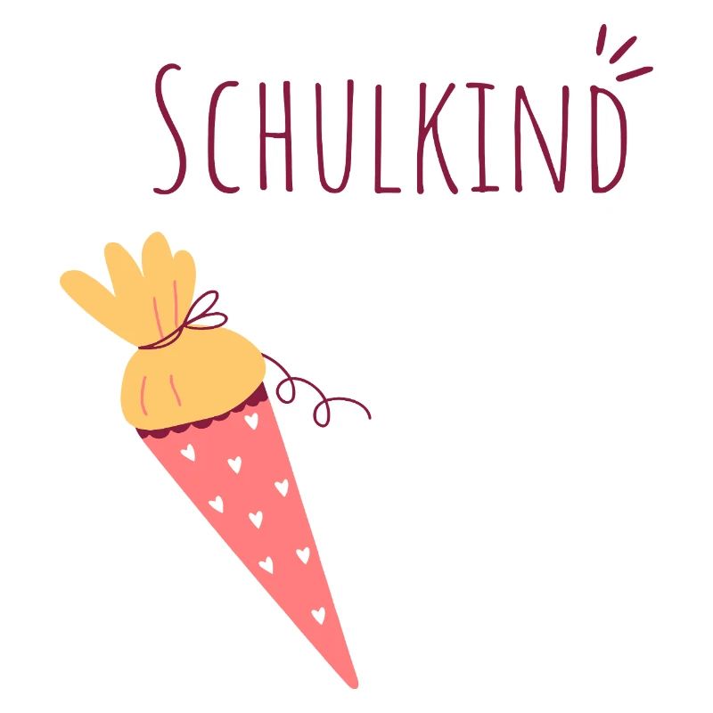 Schulkind Eiskegel Design