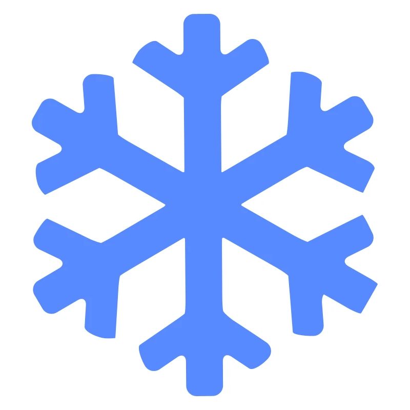 Flocon de Neige de Cristal d’Hiver