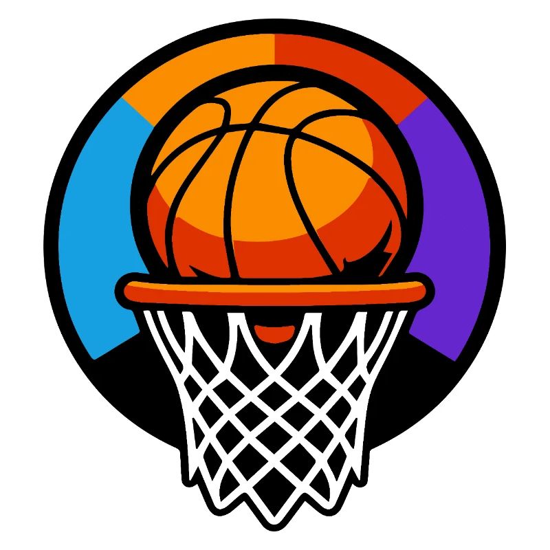 Graphique d’icône ballon de basket-ball