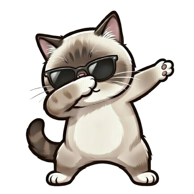 Dabbing Ragdoll Cat