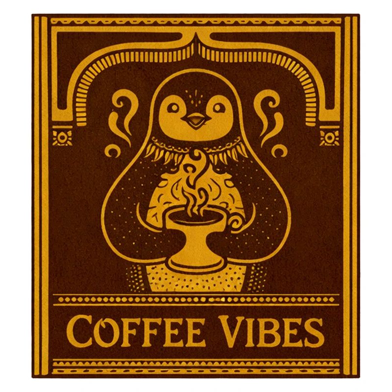 Penguin Coffee Vibes
