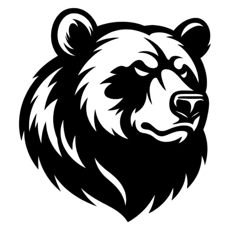 Angry Bear Head