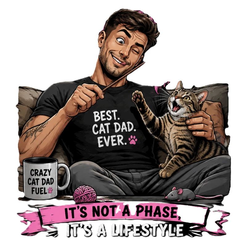 Meilleur Papa de Chat de Tous les Temps – Mode de Vie