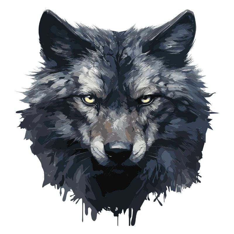 Design de loup cool