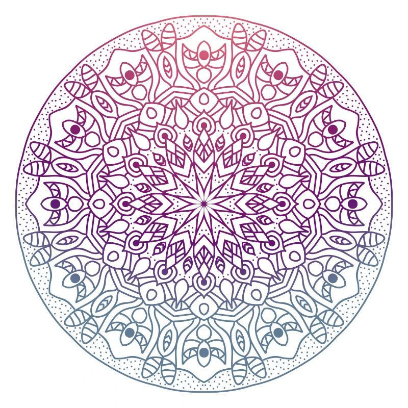 Mandala colored