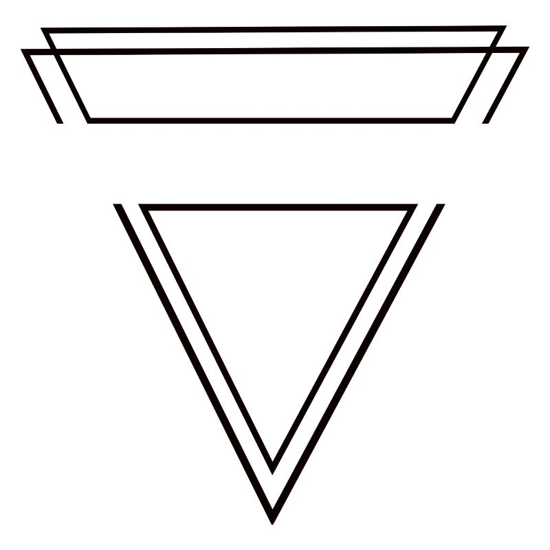 Triangle noir