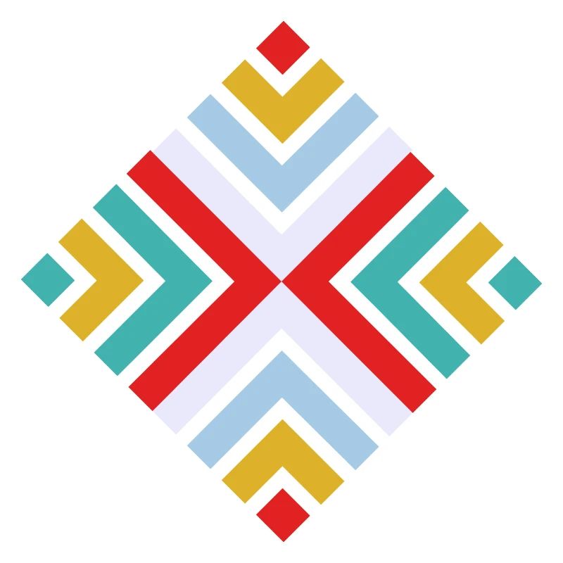 Folk geometric pattern