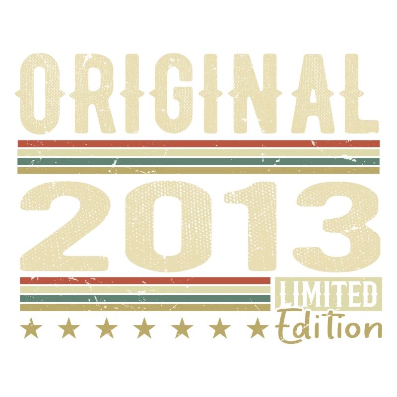 Original 2013 - Retro Geburtstagsgeschenk 2013