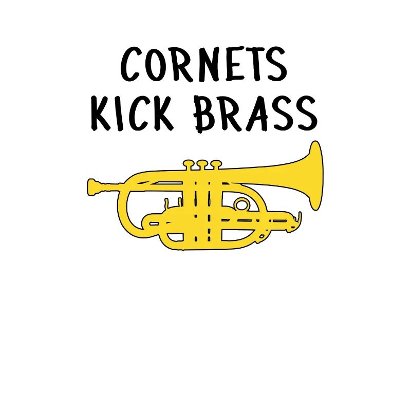 Cornet Geschenk, Cornets kick brass, lustig