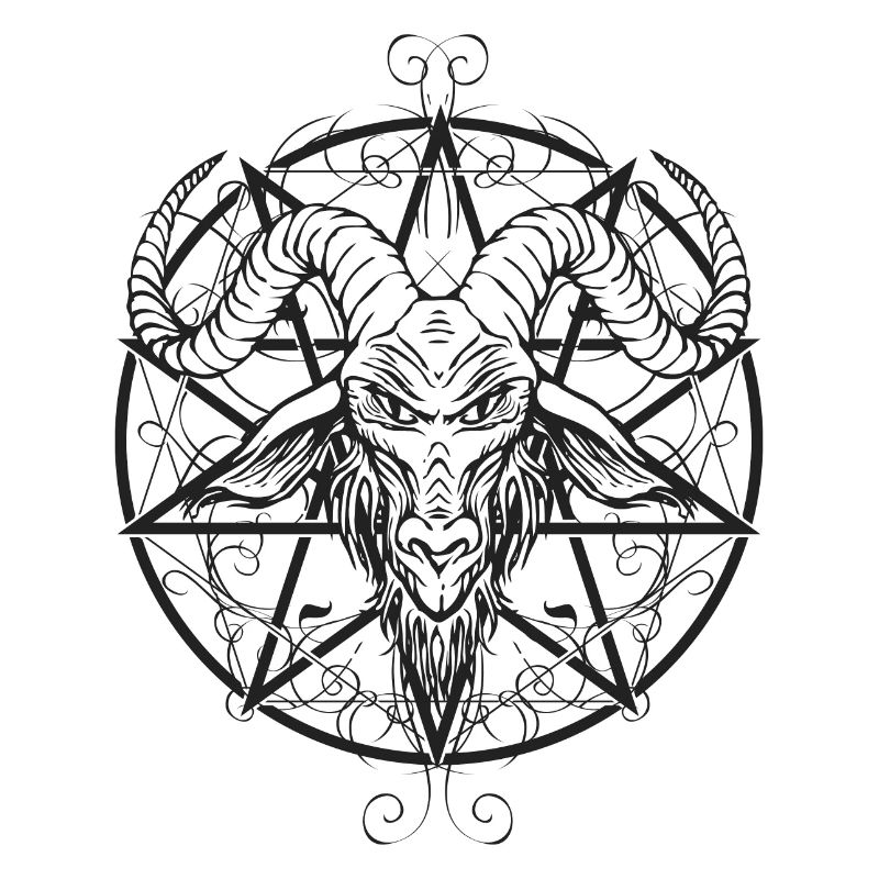 Baphomet noir