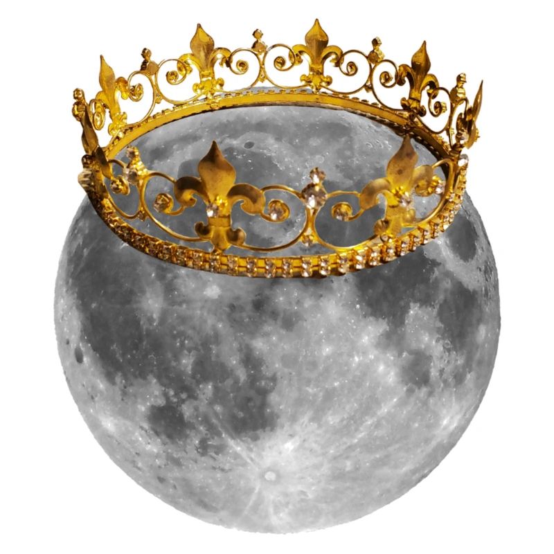 Mond mit Krone