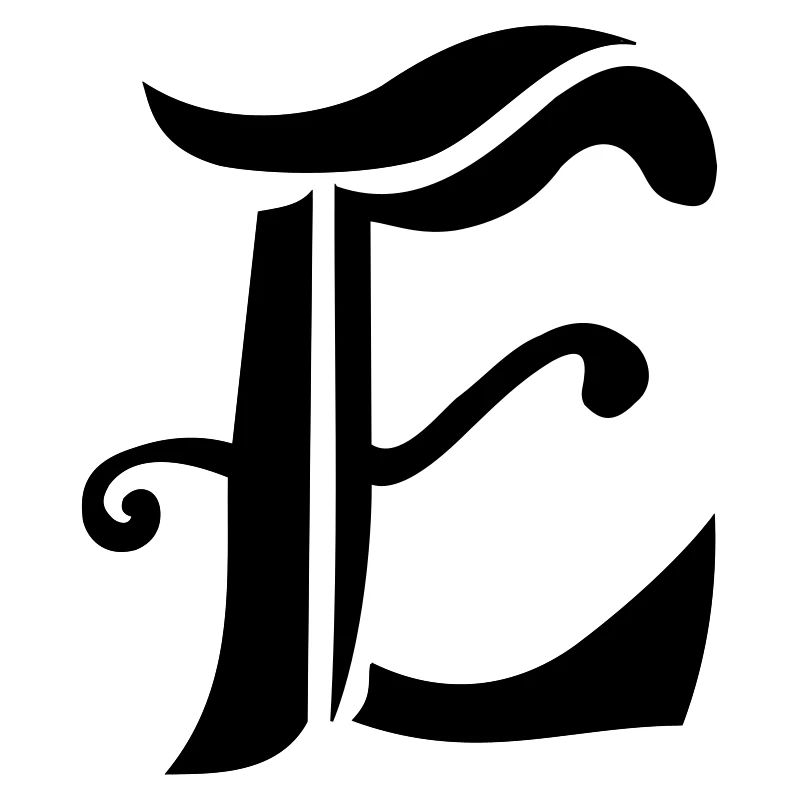 Letter E