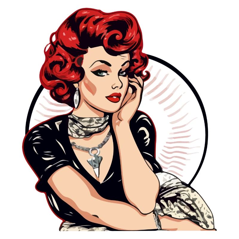 Pin up from the 60s