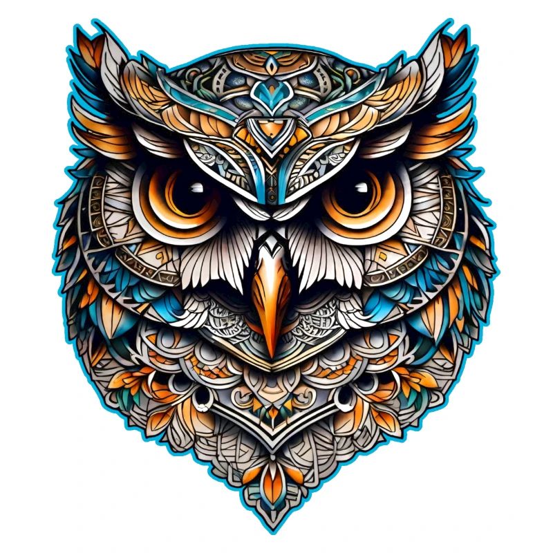 Coole Steampunk Eule