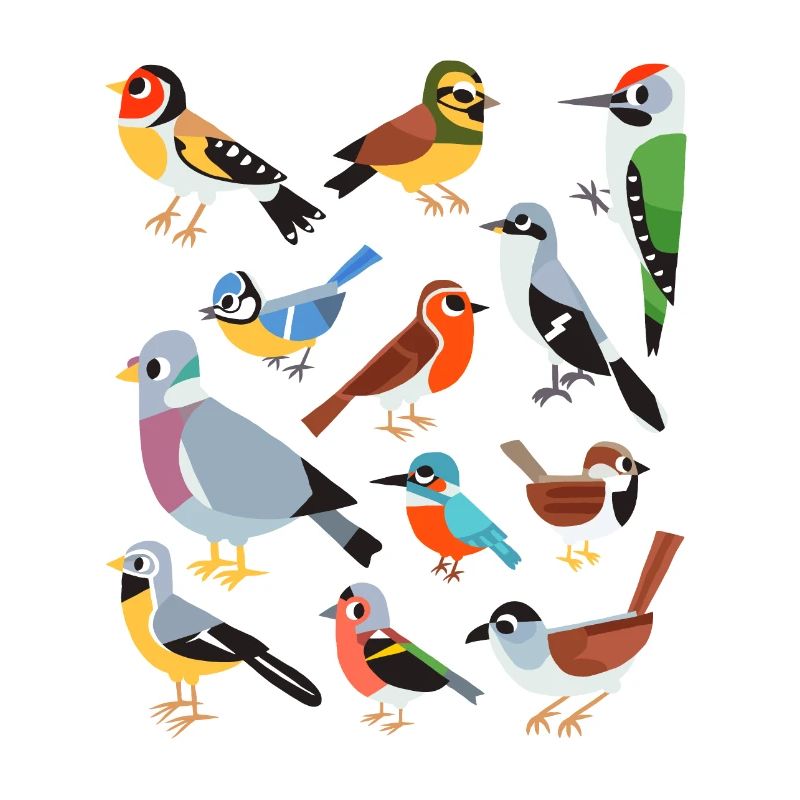 Oiseaux communs d'Europe